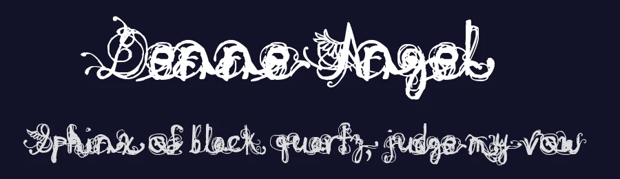Denne Angel by Denne — Script Handwritten Font — thumbnail 2