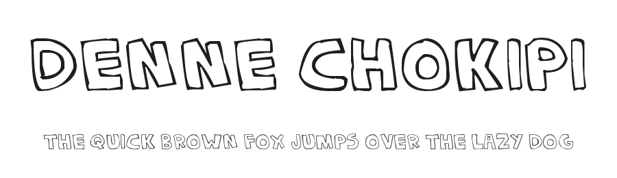 Denne Chokipi by Denne โ Decorative Font