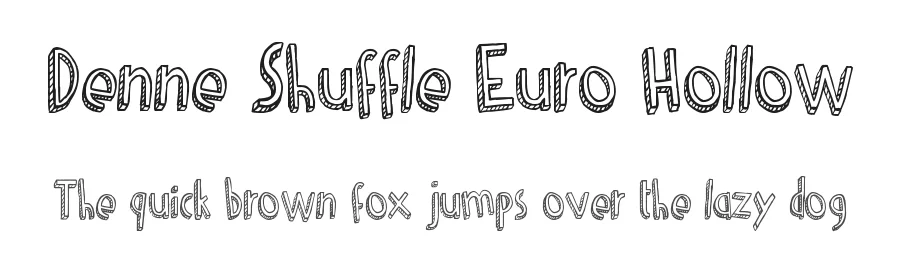 Denne Shuffle Euro Hollow