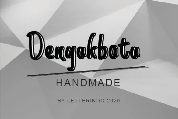 Denyukbatu Font by johndesign540 — Script Handwritten Font