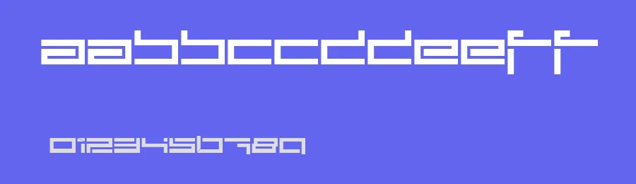 Depthcore Public by Rob "Yoozer" Janssen — Display Font — thumbnail 3