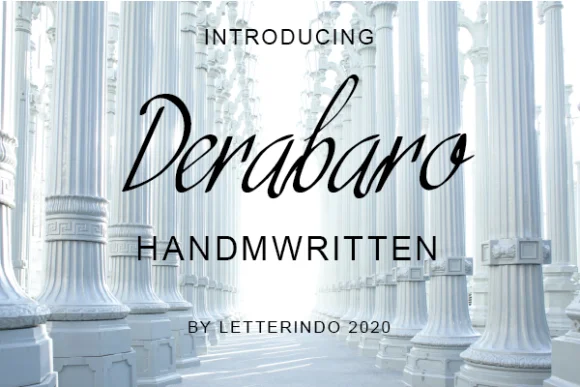 Derabaro Font by johndesign540 — Script Handwritten Font