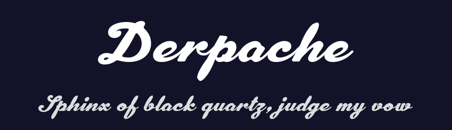 Derpache by Edignwn Type — Script Handwritten Font — thumbnail 2
