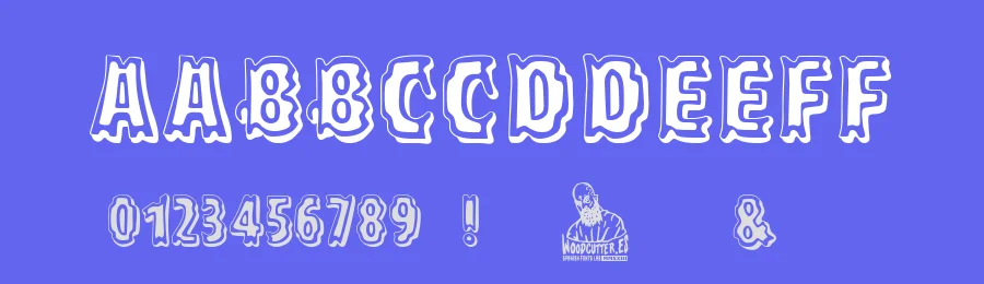 Desesperado by Woodcutter — Decorative Font — thumbnail 3