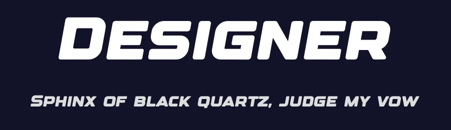 Designer by Artyway — Sans Serif Font — thumbnail 2