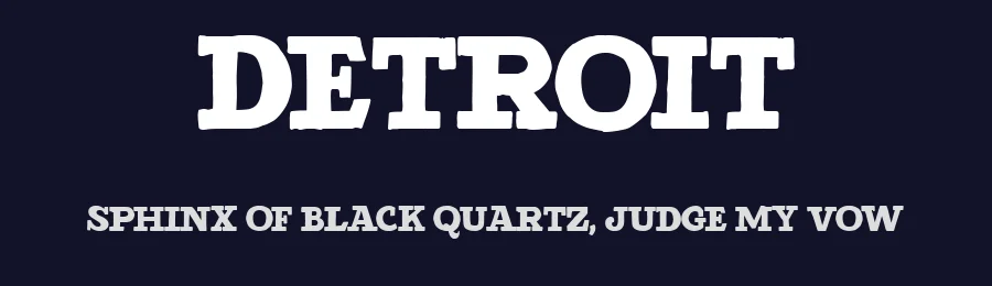 Detroit by Letterhend Studio — Serif Font — thumbnail 2