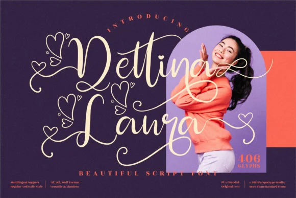 Dettina Laura Font by Perspectype — Script Handwritten Font