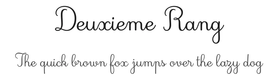 Deuxieme Rang