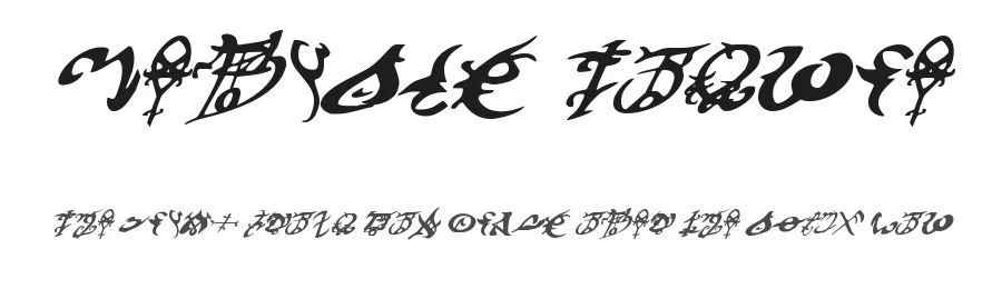 Devil's Tongue by Iconian Fonts — Dingbats Font
