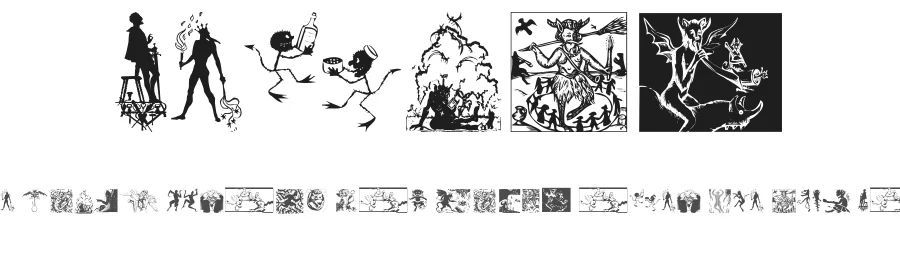 Devils by Manfred Klein — Dingbats Font
