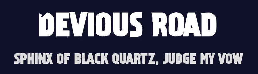Devious Road by Chequered Ink — Decorative Font — thumbnail 2