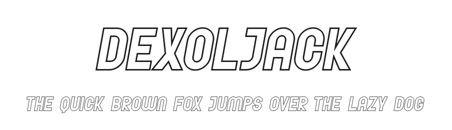 Dexoljack by Shanaya Studio — Sans Serif Font