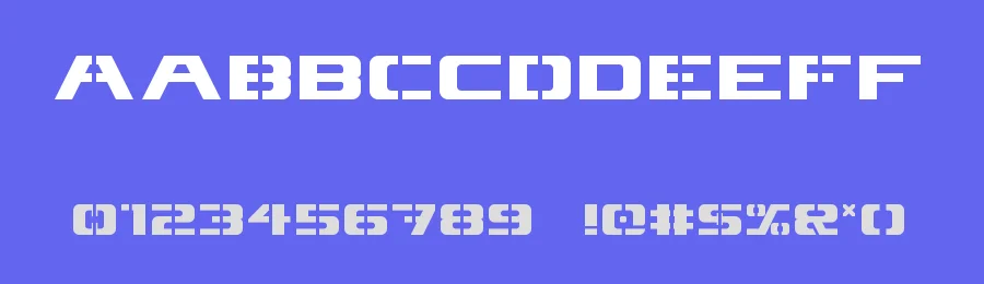 4KSTNCL by Neoqueto — Display Font — thumbnail 3
