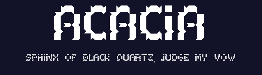 Acacia by grutten fru — Display Font — thumbnail 2