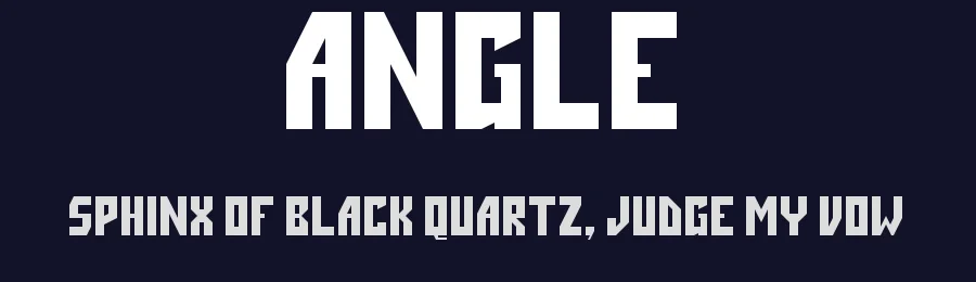 Angle by Omegaville — Display Font — thumbnail 2