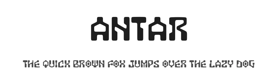 Antar by Disaster Fonts β Display Font