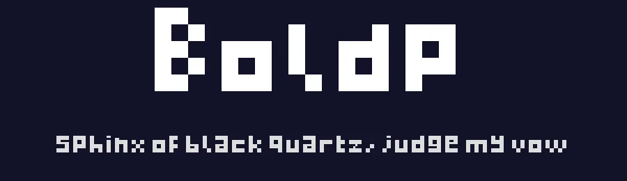Boldp by IviLand — Display Font — thumbnail 2