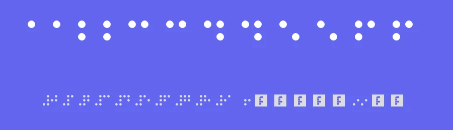 Braille by Anonymous — Dingbats Font — thumbnail 3