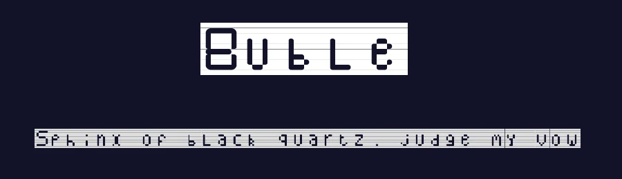 Buble by casperzot — Display Font — thumbnail 2