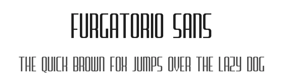 Furgatorio Sans by Aaron Amar β Sans Serif Font