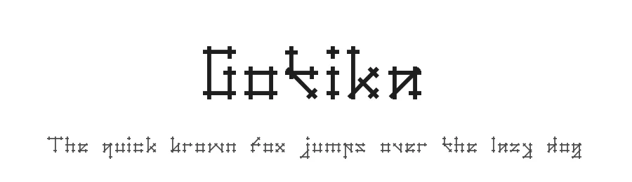 Gotika by Extate — Display Font
