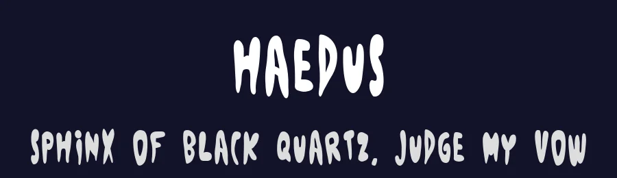 Haedus by GGBotNet — Display Font — thumbnail 2