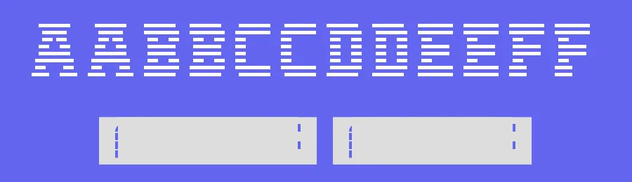 IBM Logo by J D — Display Font — thumbnail 3