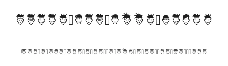 Ideas And Apps Faces by Ideas and Apps — Dingbats Font