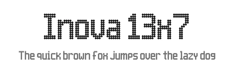 Inova 13x7 by MelPurpleCrystal — Display Font