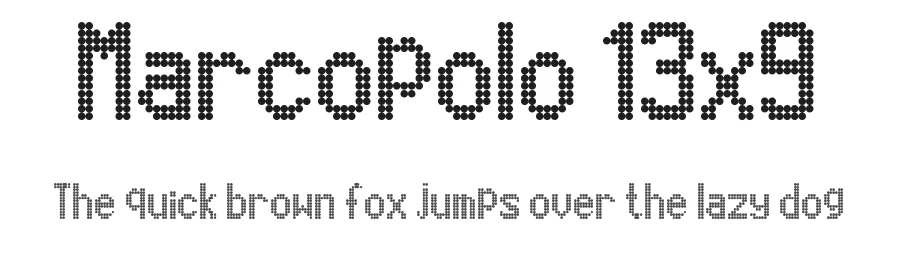 Marcopolo 13x9 by MelPurpleCrystal — Display Font