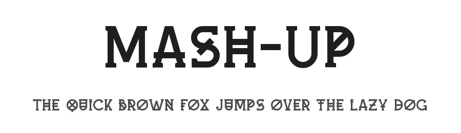 Mash-Up by kulturrrno β Sans Serif Font