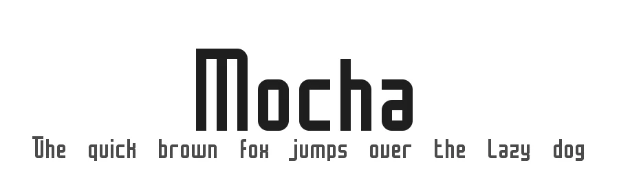 Mocha by FontBlast Design — Sans Serif Font