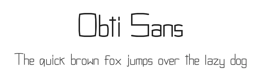 Obti Sans by Extram Studios — Display Font