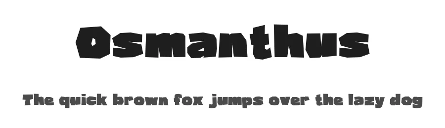 Osmanthus by LeFly Fonts — Display Font