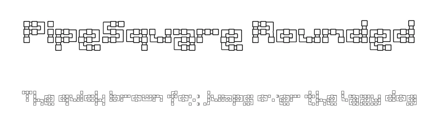 PipeSquare Rounded by Nik Coughlin — Display Font