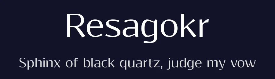 Resagokr by gluk — Sans Serif Font — thumbnail 2