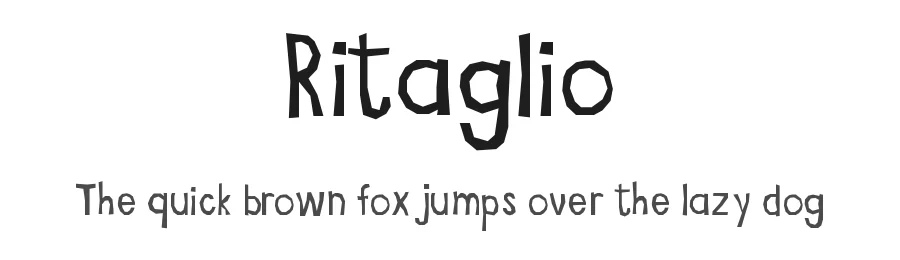 Ritaglio by Emilie Rollandin β Display Font