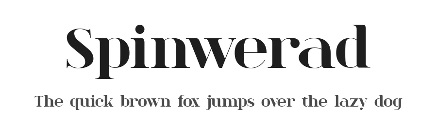Spinwerad by gluk — Sans Serif Font