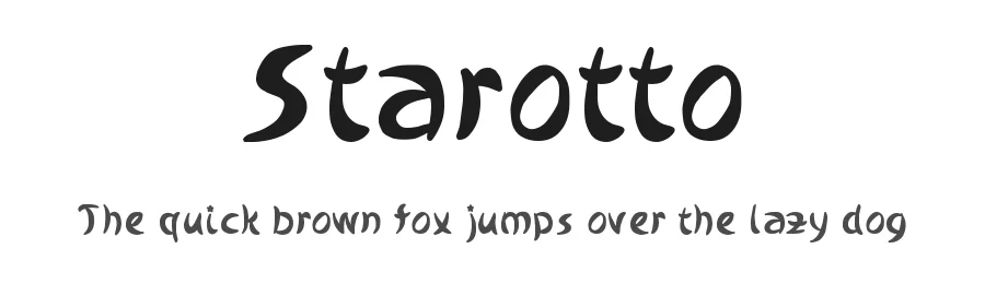 Starotto by Piotrkowy — Sans Serif Font