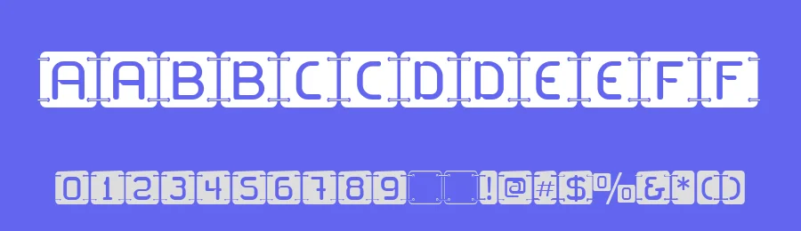 U2 Metalona by deFharo — Display Font — thumbnail 3
