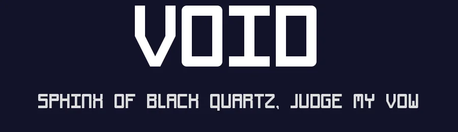 Void by Luuk — Sans Serif Font — thumbnail 2