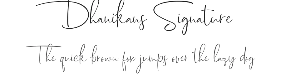 Dhanikans Signature 2
