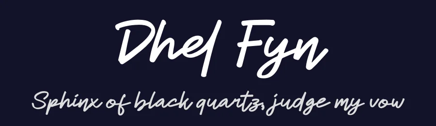 Dhel Fyn by Gracetype Studio — Script Handwritten Font — thumbnail 2