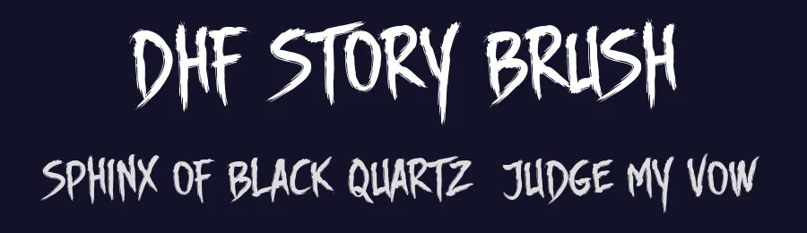 DHF Story Brush by Majestype — Decorative Font — thumbnail 2