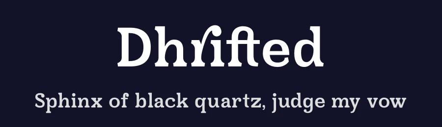 Dhrifted by Storytype Studio — Serif Font — thumbnail 2