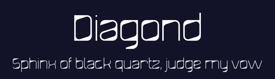 Diagond by Paragraph — Decorative Font — thumbnail 2