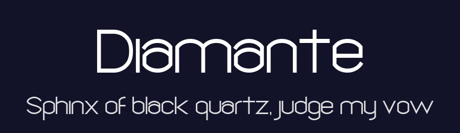 Diamante by Michael Muranaka — Sans Serif Font — thumbnail 2