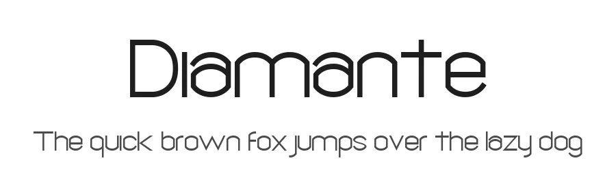 Diamante by Michael Muranaka — Sans Serif Font