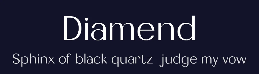 Diamend by Craft Supply Co. — Sans Serif Font — thumbnail 2