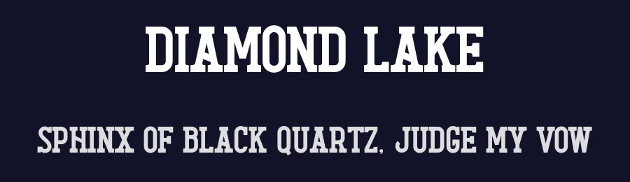 Diamond Lake by Rillatype — Serif Font — thumbnail 2